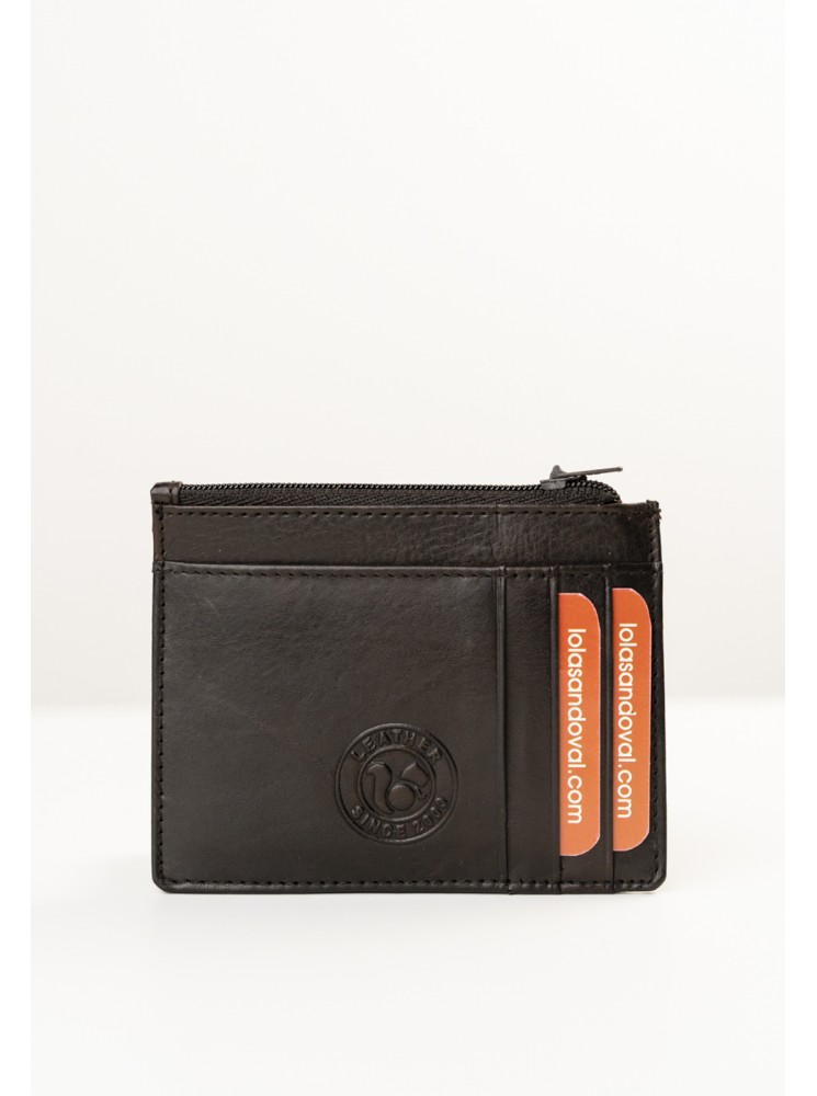 BILLETERO, TARJETERO, MONEDERO DE PIEL DE HOMBRE