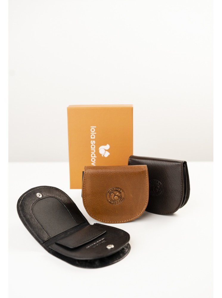 BILLETERO, MONEDERO DE PIEL DE HOMBRE. TACON