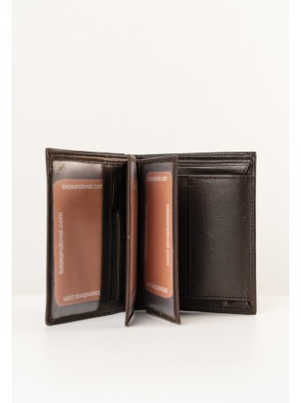 BILLETERO, TARJETERO, MONDERO DE PIEL DE HOMBRE