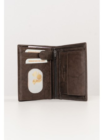 BILLETERO, TARJETERO, MONEDERO DE PIEL DE HOMBRE