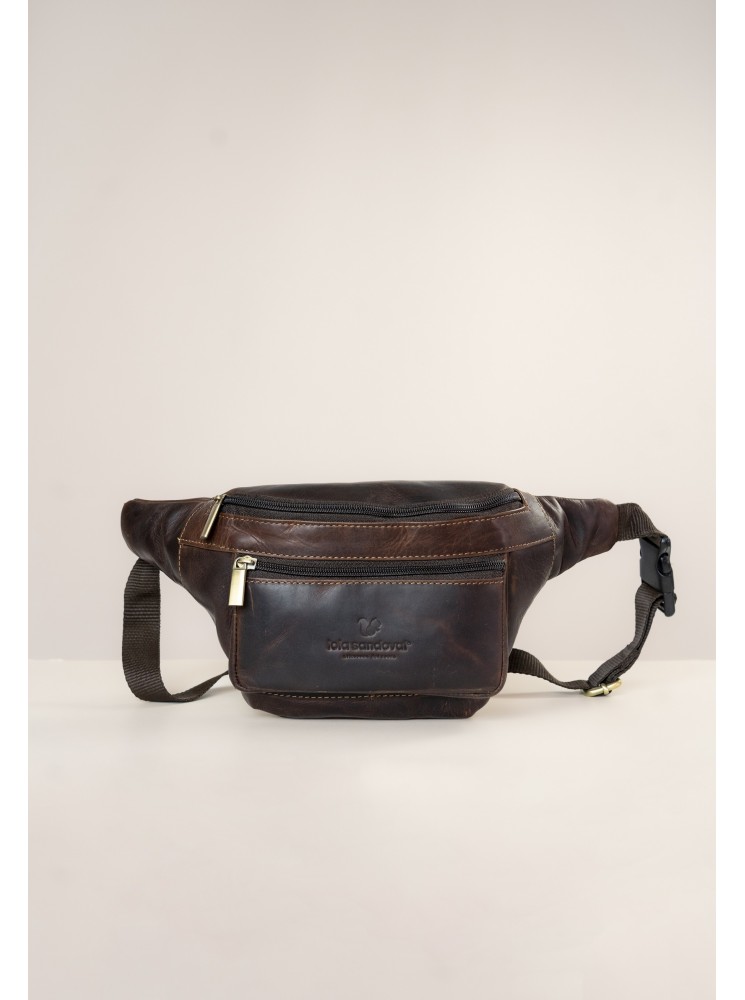 RIÑONERA DE PIEL PARA HOMBRE