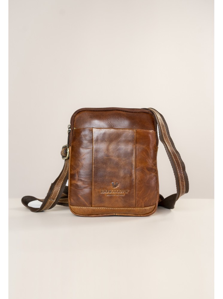 BOLSO BANDOLERA DE PIEL DE HOMBRE