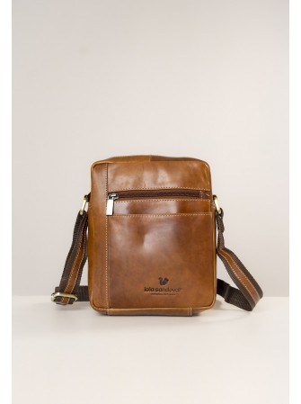 BOLSO BANDOLERA DE PIEL DE HOMBRE