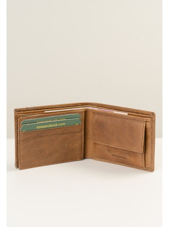 BILLETERO/ TARJETERO/ MONEDERO DE PIEL DE HOMBRE