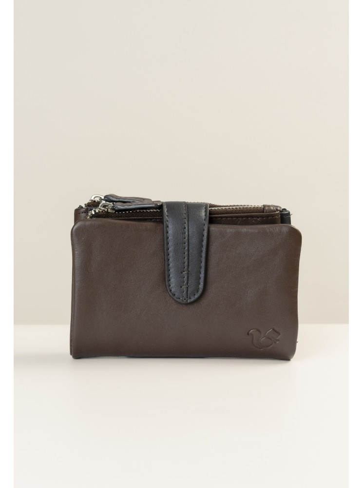 MONEDERO/BILLETERO DE PIEL DE SEÑORA