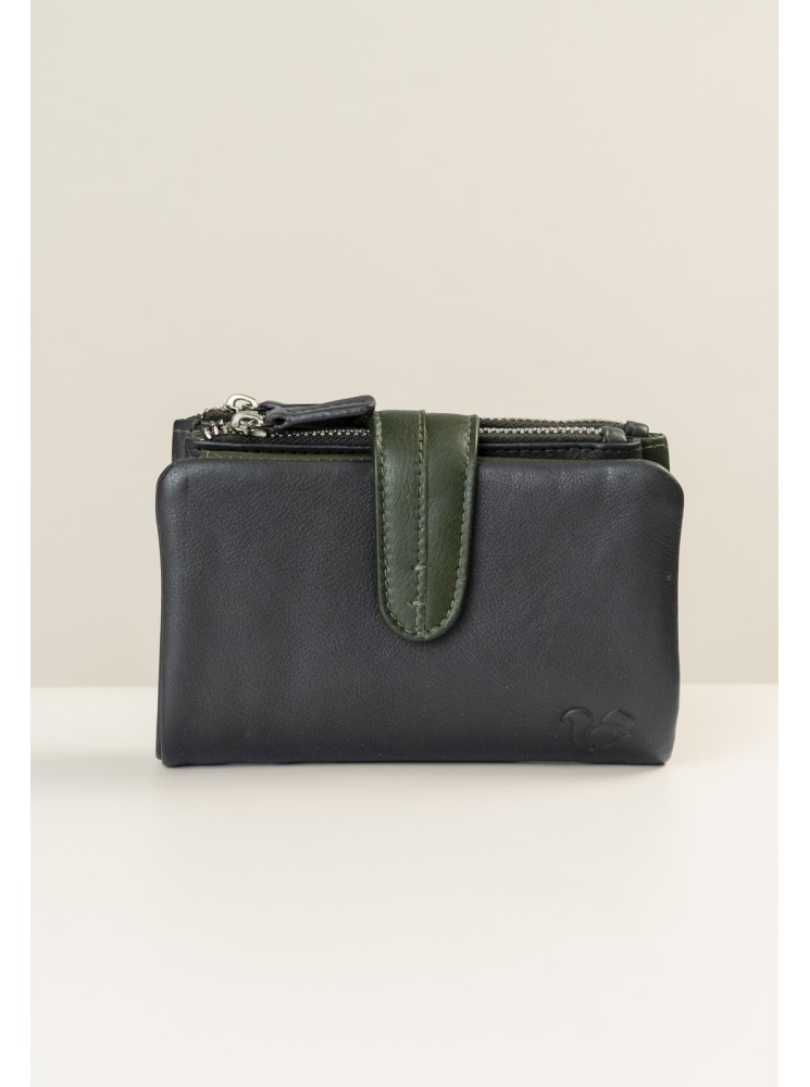 MONEDERO/BILLETERO DE PIEL DE SEÑORA