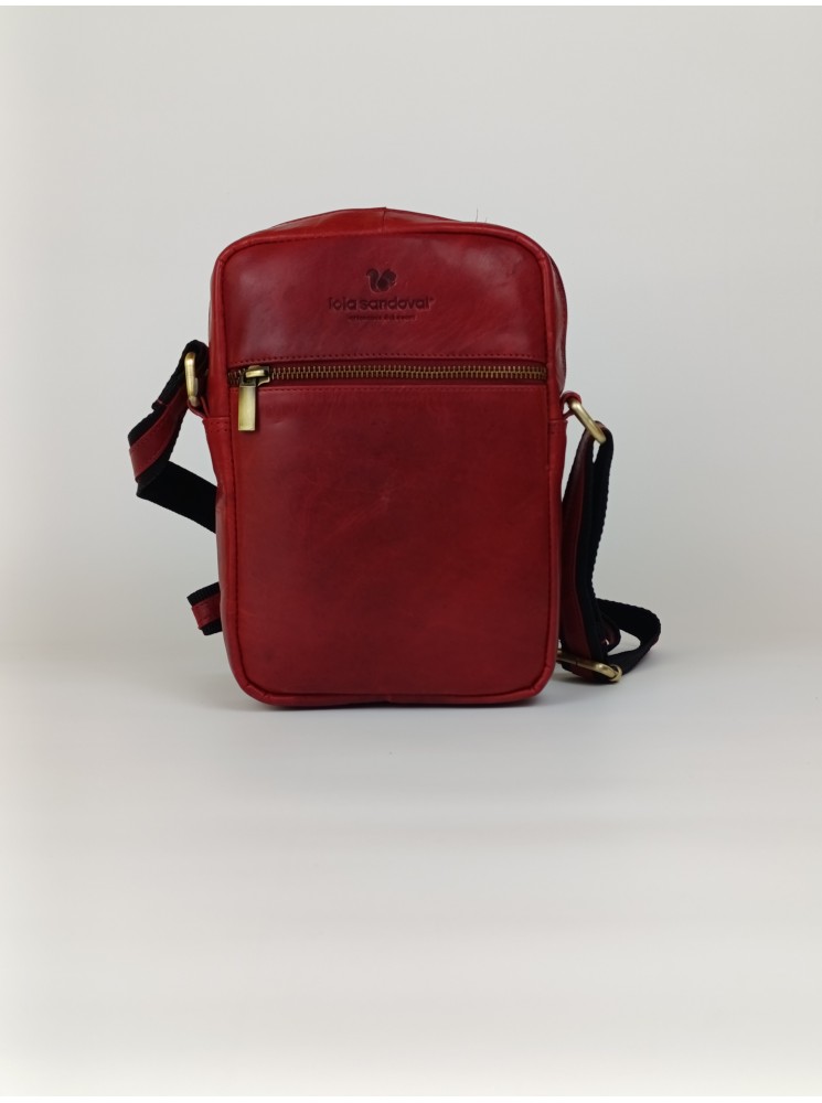 BOLSO BANDOLERA DE PIEL DE HOMBRE