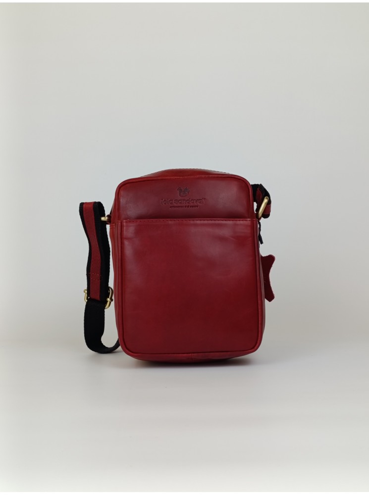 BOLSO BANDOLERA DE PIEL DE HOMBRE