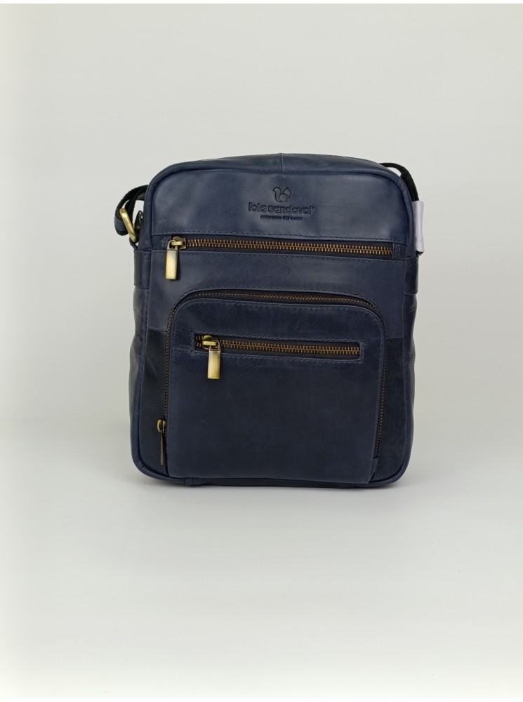 BOLSO BANDOLERA DE PIEL DE HOMBRE