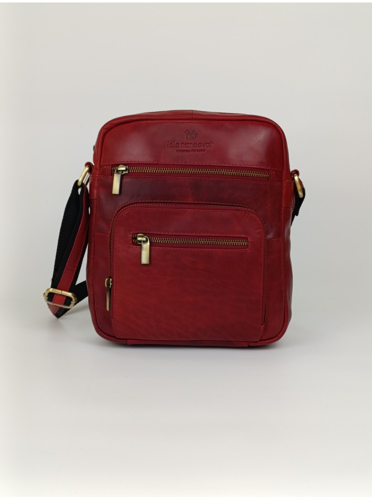 BOLSO BANDOLERA DE PIEL DE HOMBRE