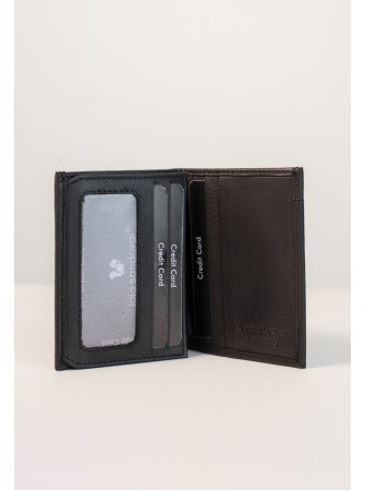 BILLETERO, TARJETERO DE PIEL PARA HOMBRE