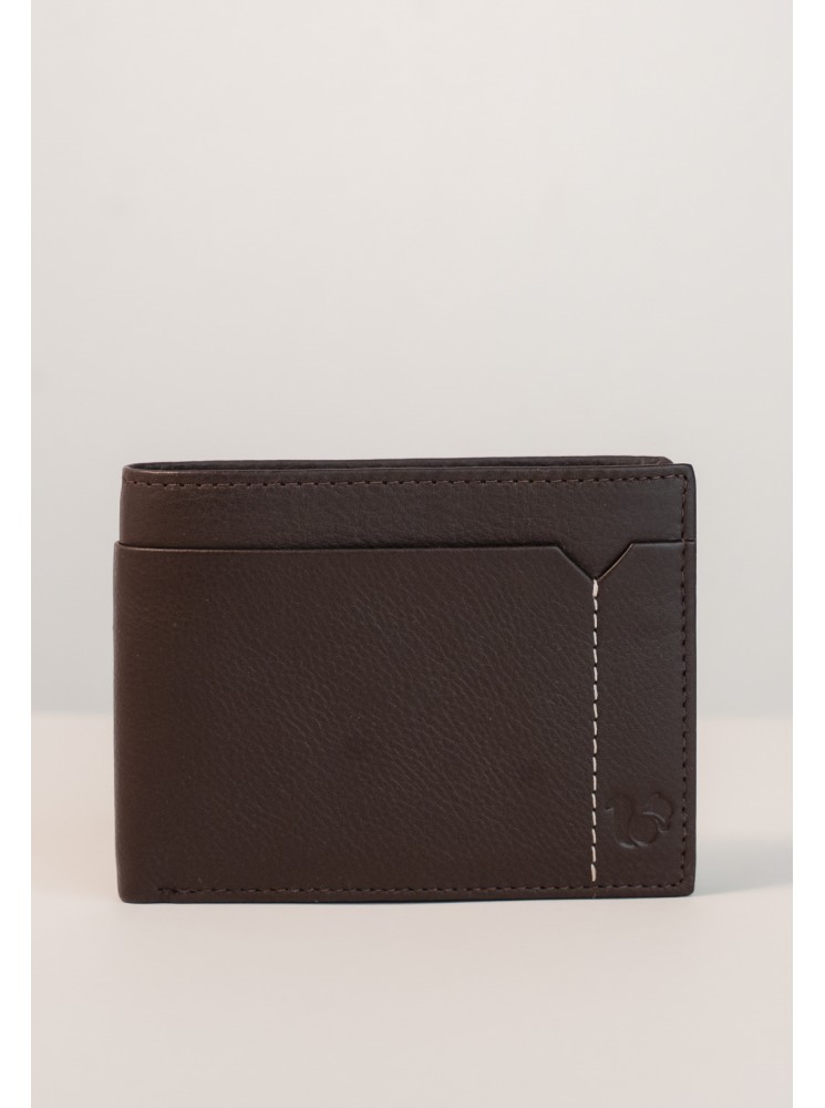 BILLETERO, TARJETERO DE PIEL PARA HOMBRE