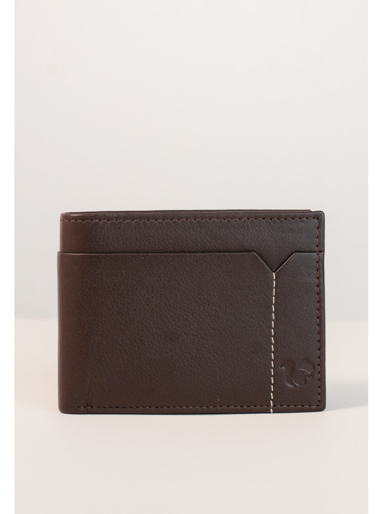 BILLETERO, TARJETERO, MONEDERO DE PIEL DE HOMBRE