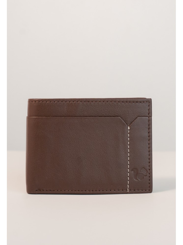 BILLETERO, TARJETERO, MONEDERO DE PIEL DE HOMBRE